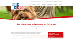 Desktop Screenshot of dierenkliniekvandenelzen.nl